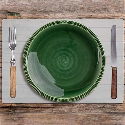 Miniatura 8 de Fasmov Paquete de 36 manteles individuales de plástico transparente, manteles individuales de plástico resistentes al calor, manteles individuales