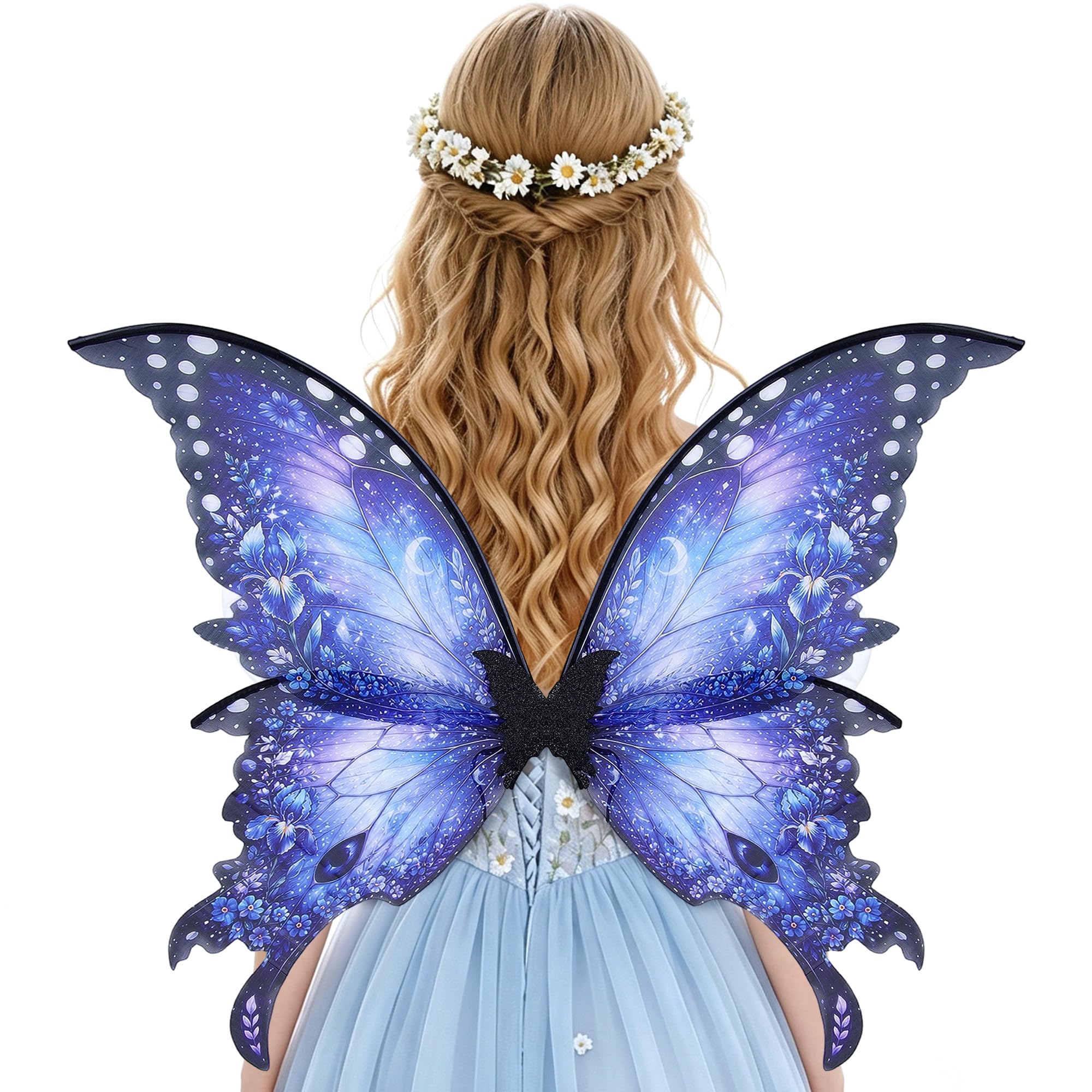 CozDazz Womens Fairy Butterfly Wings Adult Costume Cosplay Fancy Dress Set