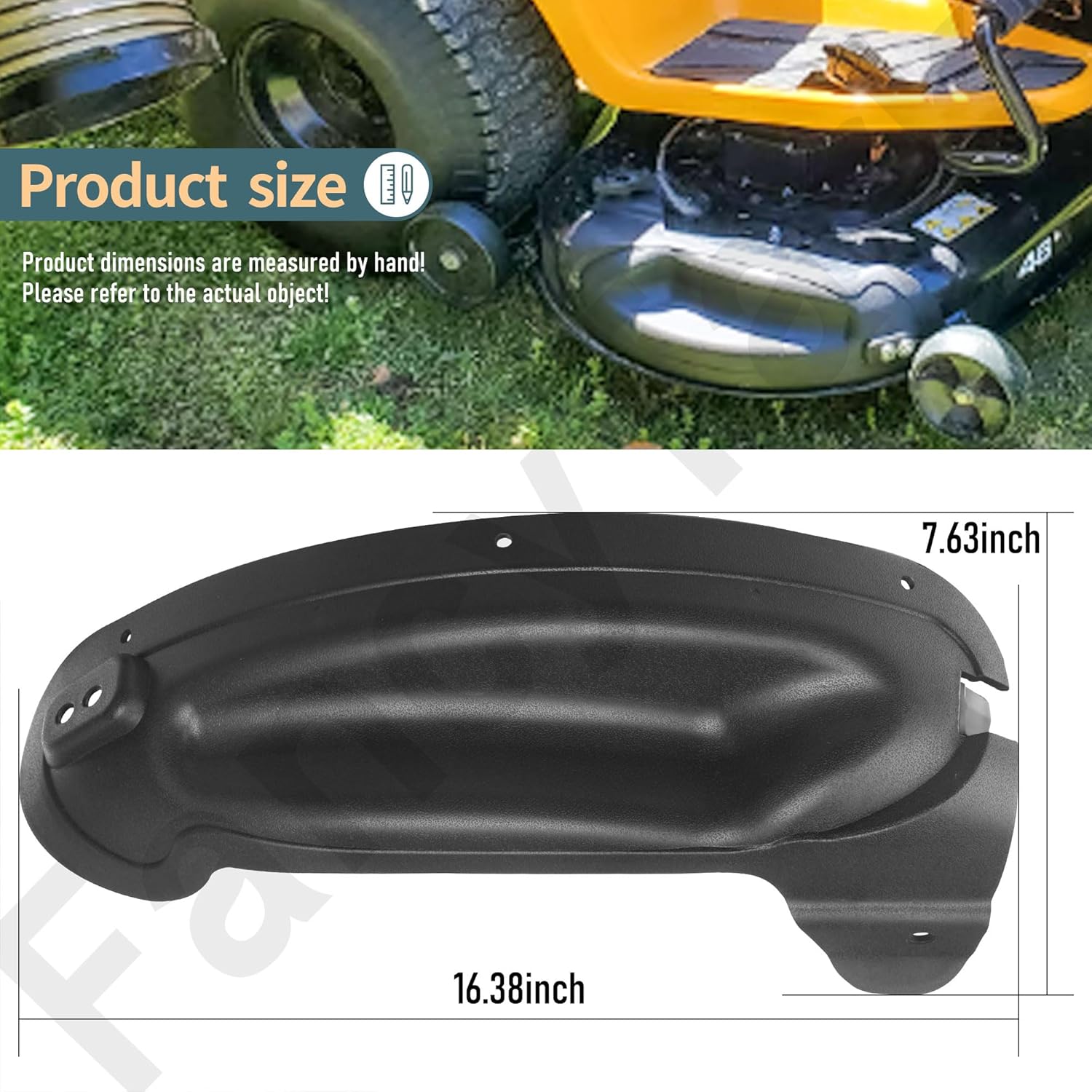631-05195 631-05195A Lawn Mower Mulch Plug Kit Compatible with MTD Cub Cadet Craftsman 42" 46" Lawn Mower, for 2012 and After, Fits 63105195A 19A30055100 LTX-1046VT LTX-1050KH LTX-1045 Model