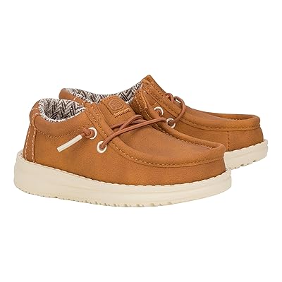 Hey Dude Kids Wally Classic (Toddler) Boys Shoes Tan