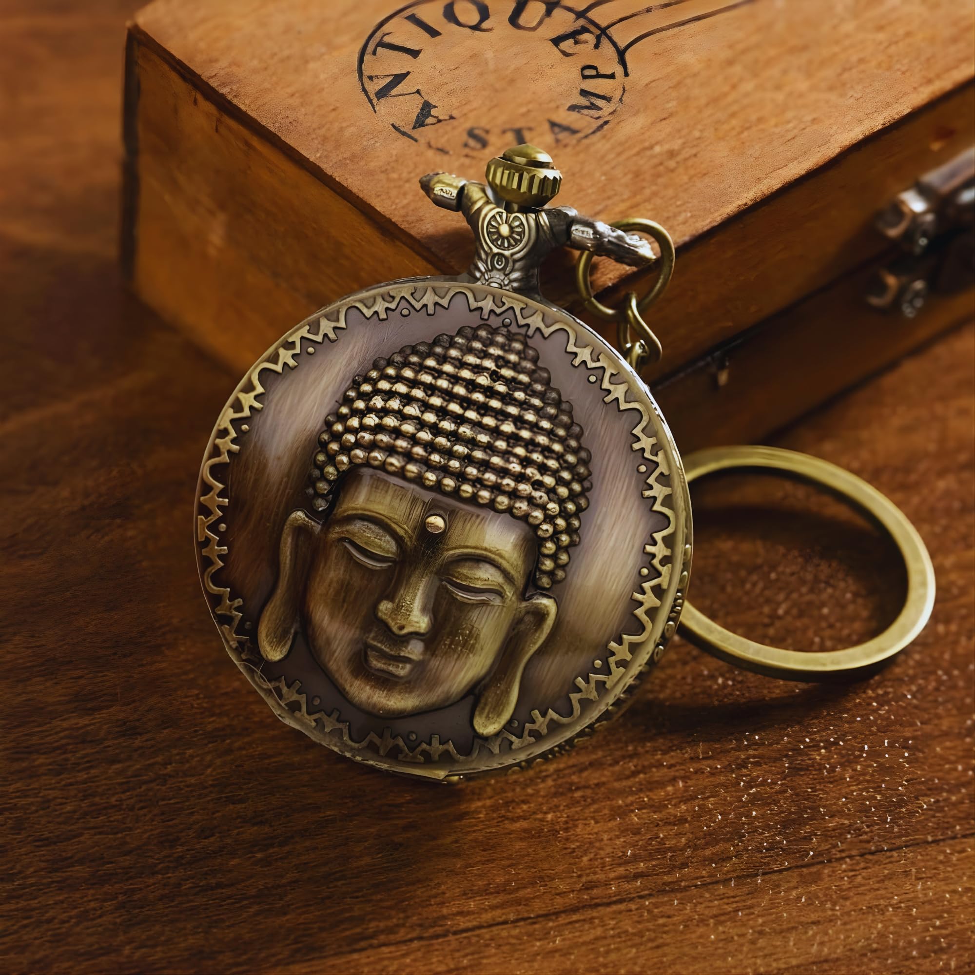Kidskaari- Antique Bronze Pocket Premium Vintage Theme Metallic Home Key Chain & Key Rings | Best Gift for Men, Woman, Boys & Girls on their Special Occassions