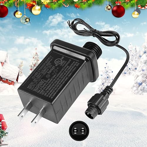 Fuente de alimentación LED de 30 V 0.2A, adaptador de corriente LED de clase 2 de 6 W, reemplazo de transformador de CA IP44 100  240 V para árbol