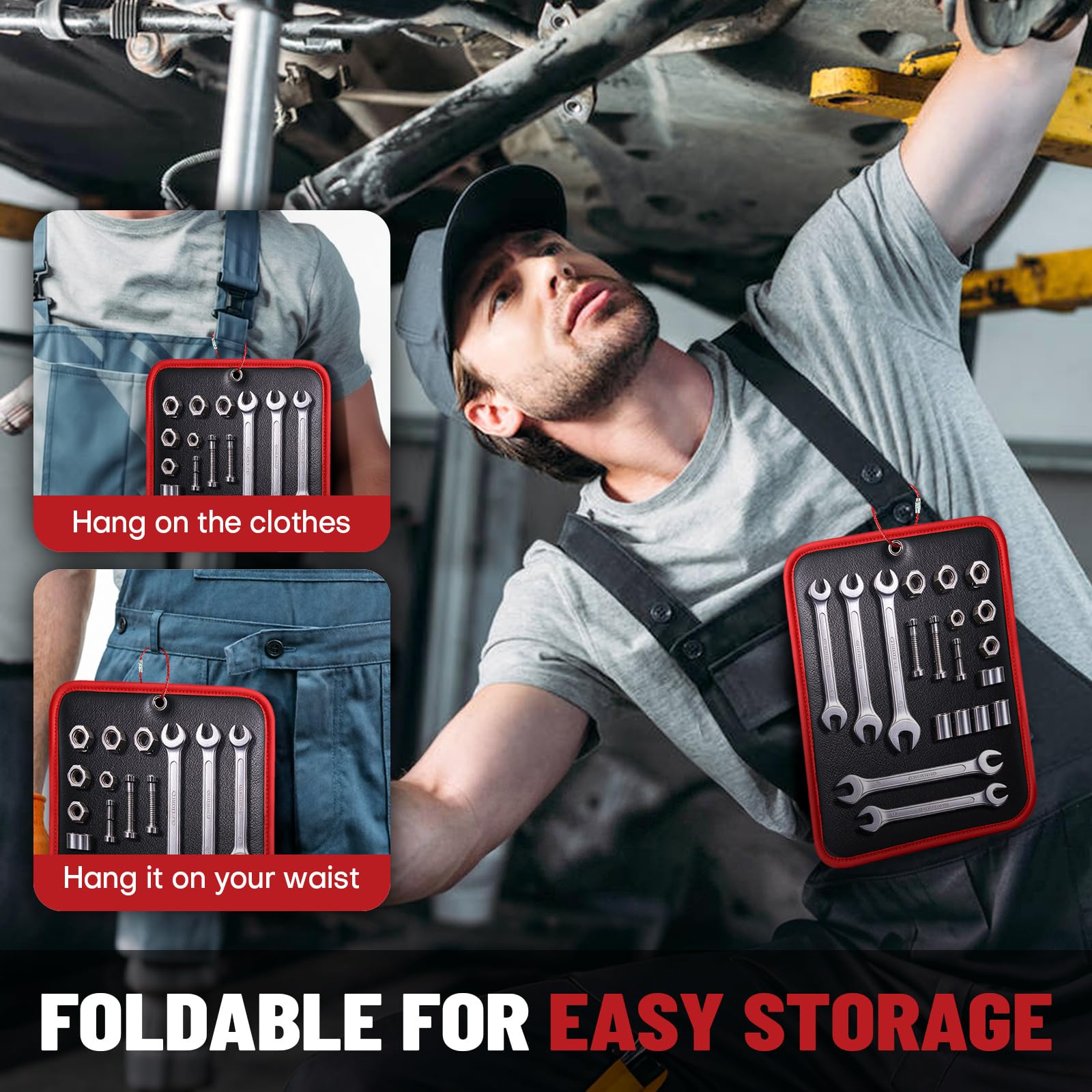 Magnetic Tool Mat - 40 Lbs Heavy Duty - 9.8"x12.9" Garage Organizer — Amazon image 5
