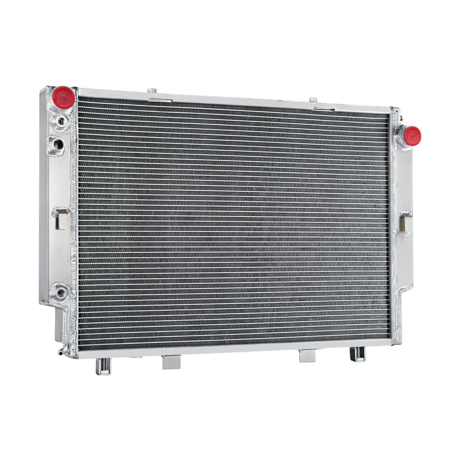 KUUHLERSAT Full Aluminum Radiator For 1992-1999 MERCEDES-BENZ SL CLASS W140 S 400 420 500 600 SEL, 2 Row Core Cooling Radiators