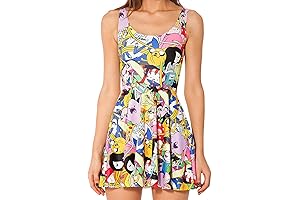 Trendy Pleated Anime Sundresses for Women