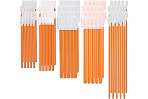 5 Types Cleaning Swab Kit Mixed Microfiber and Foam Swab Sticks
