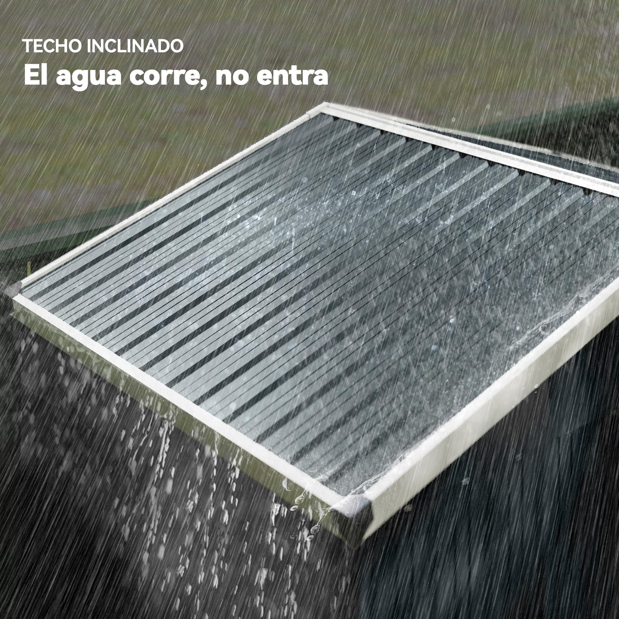 Outsunny Caseta de Jardín Exterior 1,1 m², 136x87x179 cm, Cobertizo de Jardín Exterior Metálico con Puerta Corredera, Techo Inclinado y Guantes, para Almacenaje de Herramientas, Gris Oscuro — view 5
