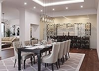 Vista 7 de VintageView Evolution Wine Wall 30 3C - Estante moderno para vino (36 botellas, negro mate)