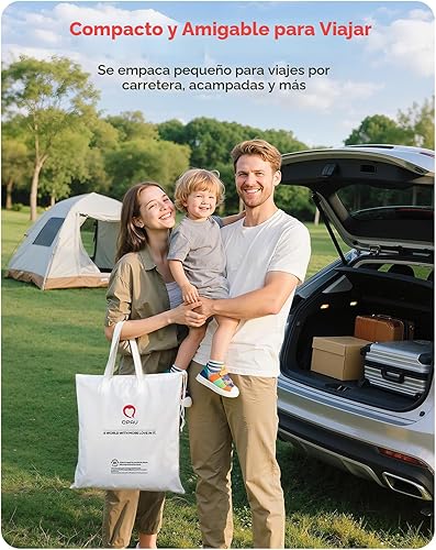 Miniatura 6 de QPAU Inflatable Toddler Travel Bed with Tent – Lightweight Blow Up Kids Air Mattress with Hand Pump – Indoor & Outdoor Portable Sleeping Solution