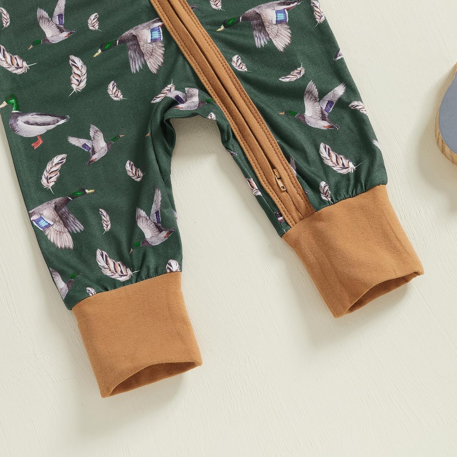 Baby Boy Girl Hunter Clothes Mallard Duck Romper Jumpsuit Long Sleeve Zip Up One Piece Overalls Hunting Baby Clothes - Image 6