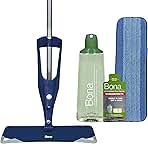 Bona Multi-Surface Floor Premium Spray Mop - Includes Multi-Surface Floor Cleaner Concentrate and Machine Washable Microfiber Cleaning Pad - For Stone, Tile, Laminate and Vinyl LVT/LVP Floors