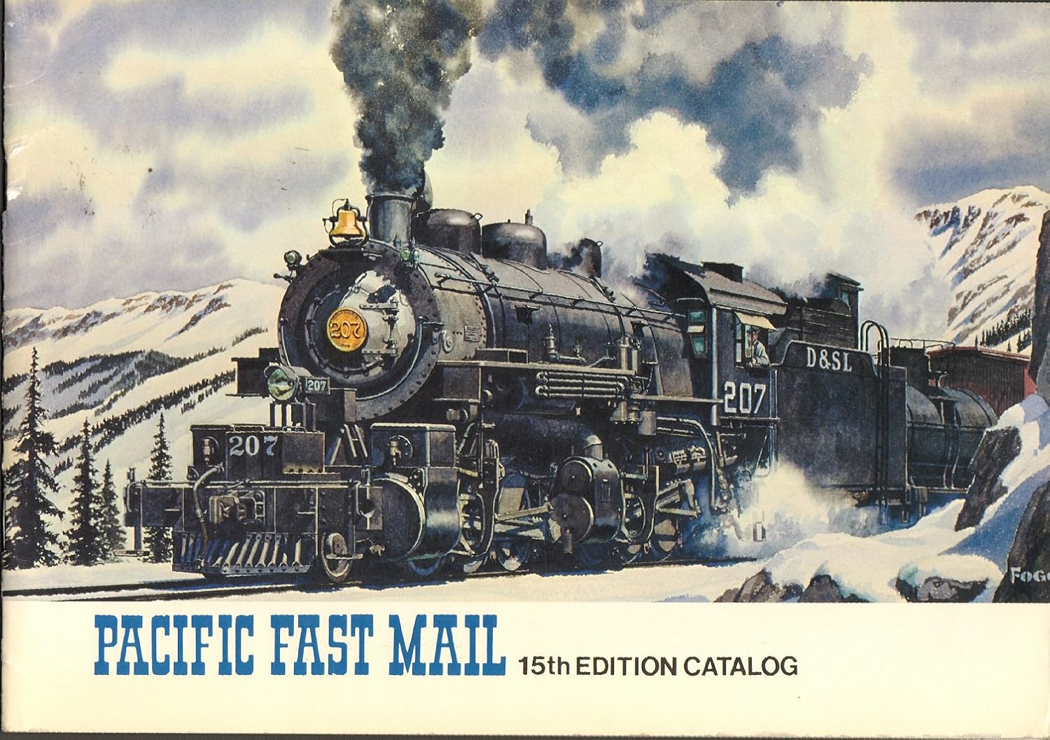 Pacific Fast Mail HO 15th Edition Brass Engine & Rolling Stock Catalog
