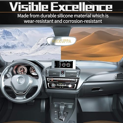 Miniatura 5 de MIKKUPPA Limpiaparabrisas de 21 pulgadas + 21 pulgadas, repuesto para Grand Cherokee 1999-2010, Dodge Dakota 2002-2010, Jeep Patriot 2007-2016, con