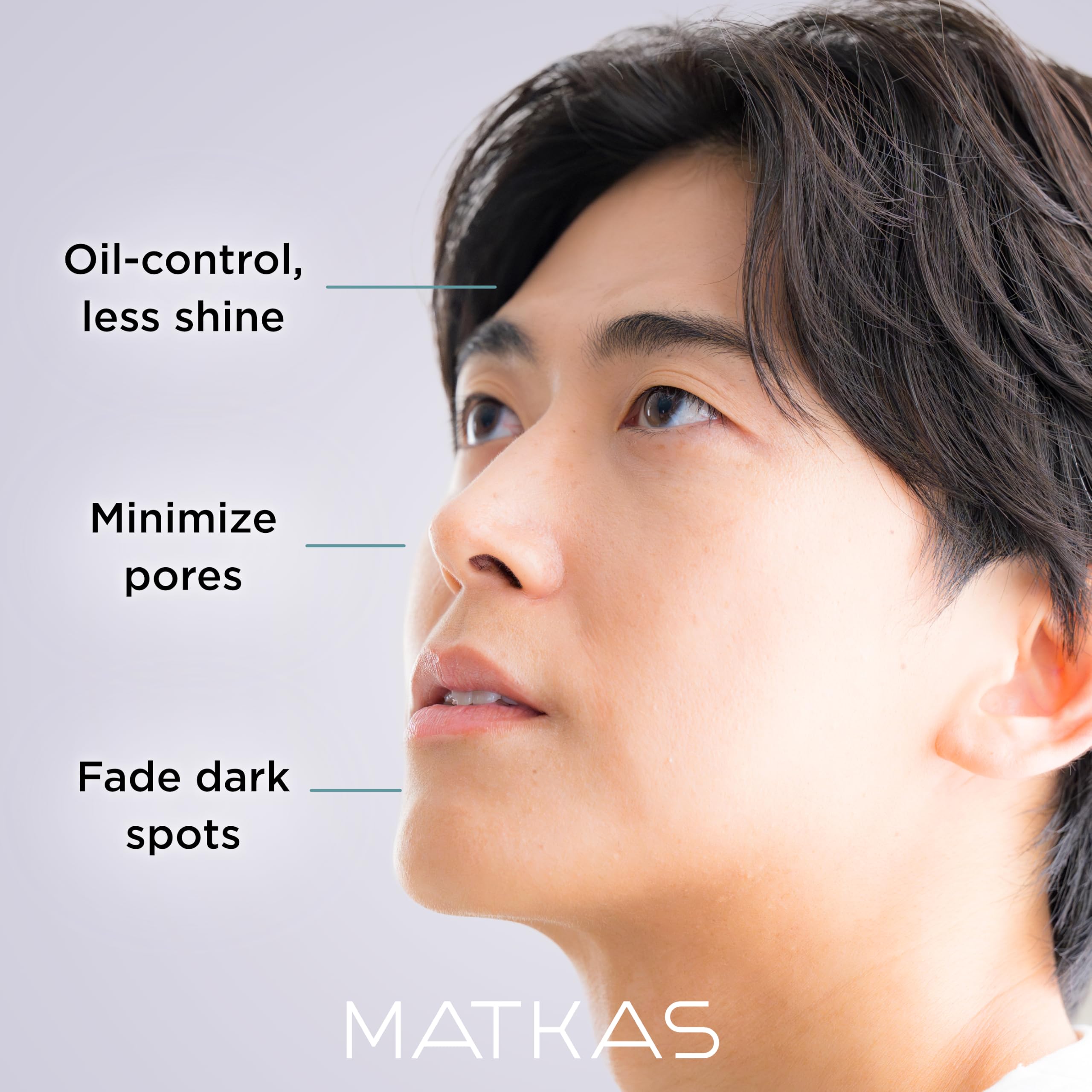 MATKAS Korean Dark Spot Corrector Niacinamide Serum, 1 Fl Oz