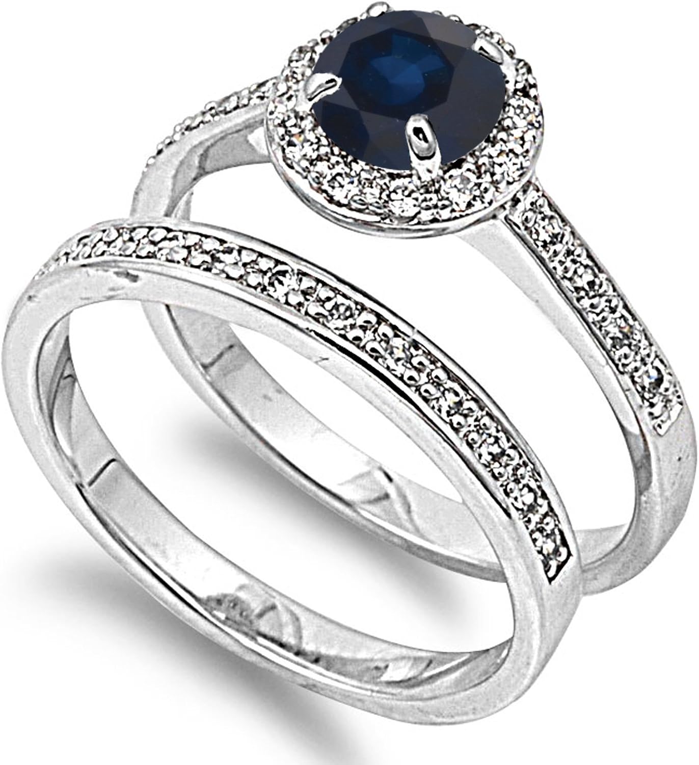 CHOOSE YOUR COLOR Sterling Silver Round Ring