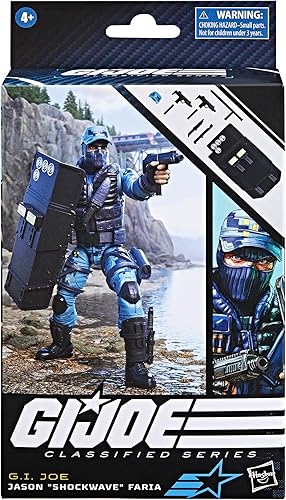 Miniatura 2 de G.I. Joe Classified Series Jason Shockwave Faria, figura de acción coleccionable, 105, figuras de acción de 6 pulgadas para niños y niñas, con 9