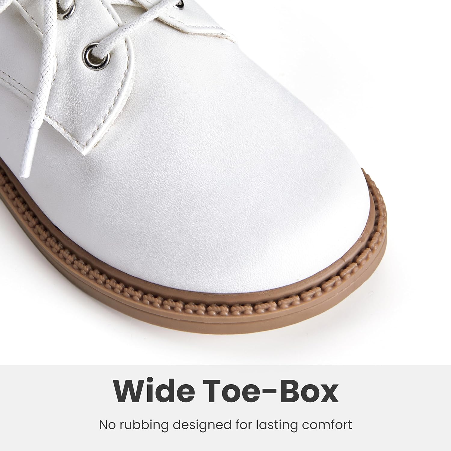 PATPAT Boys Girls Dress Shoes,Oxford Loafers Formal School Shoes for Toddler Little Big Kids - Image 4