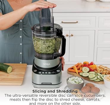 Ninja PrecisionPro 2.1L Food Processor, 4 Auto Presets, Black BZ651UK