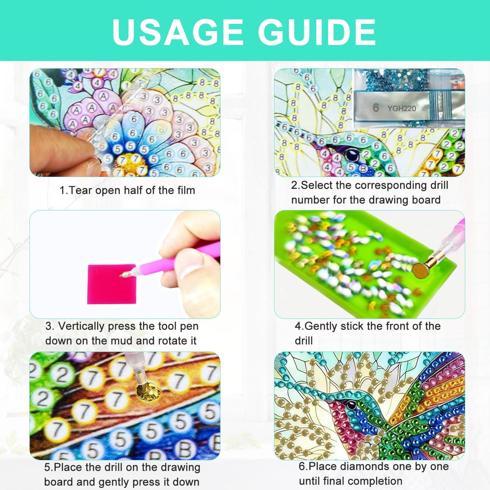 DOMROM Kit Pittura Con Diamanti 5D Per Adulti – Quadro Fiori Rotondi, 30 X 40 Cm, Tela Autoadesiva, Decorazione Parete Fai-da-te, Antistress