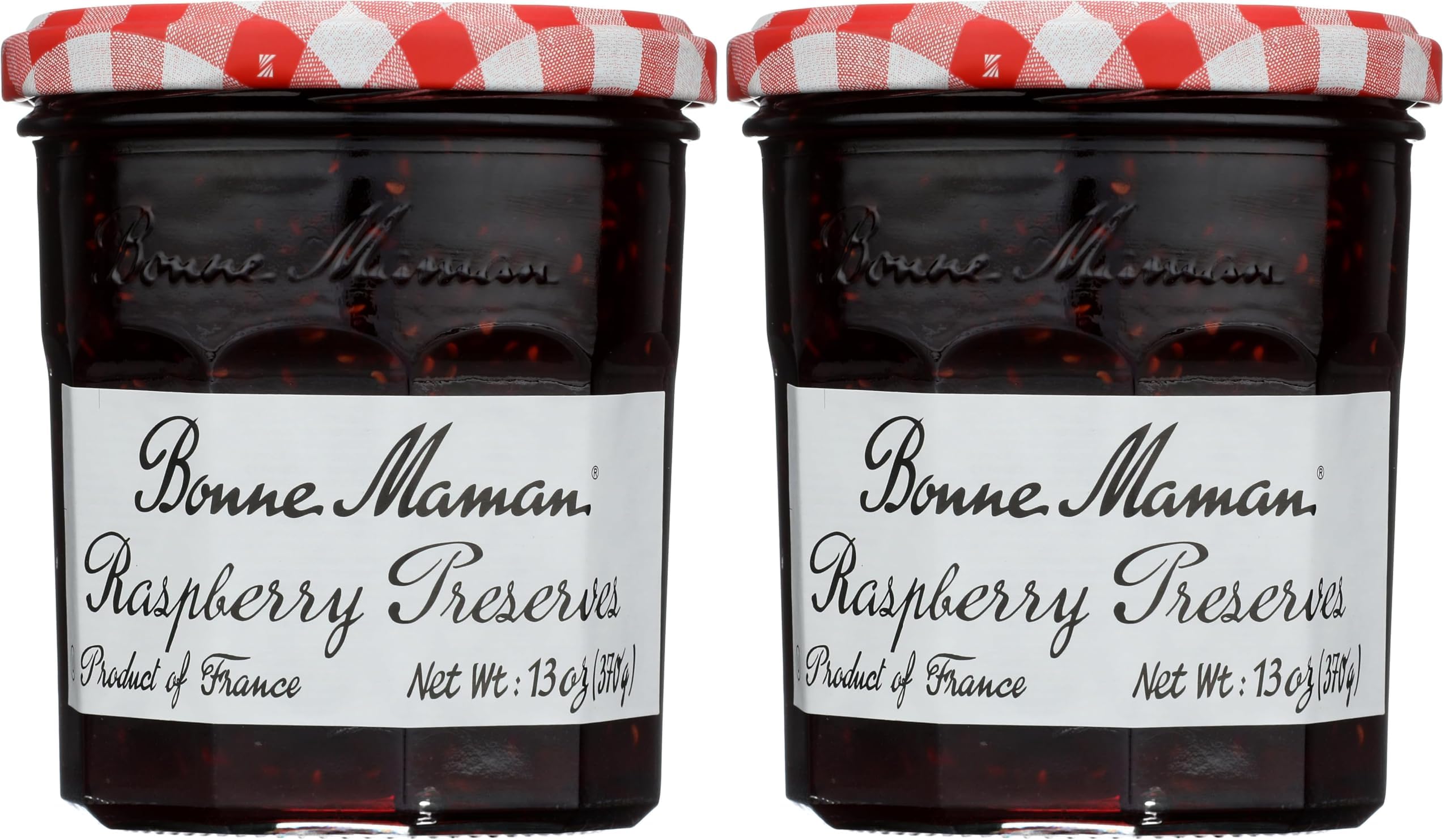 Bonne Maman Preserve, Raspberry, 13-Ounce (Pack of 2)