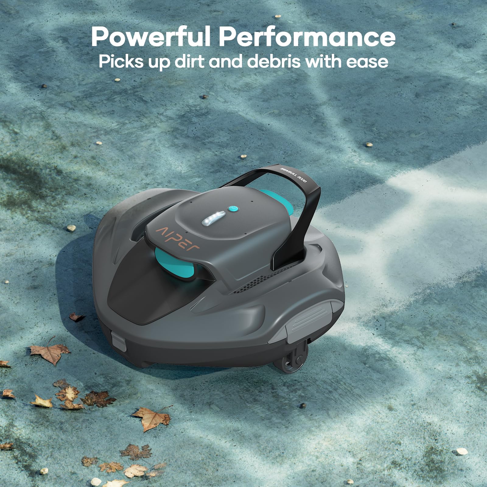AIPER Seagull 800B Robot Piscina inalámbrico, Aspirador Piscina