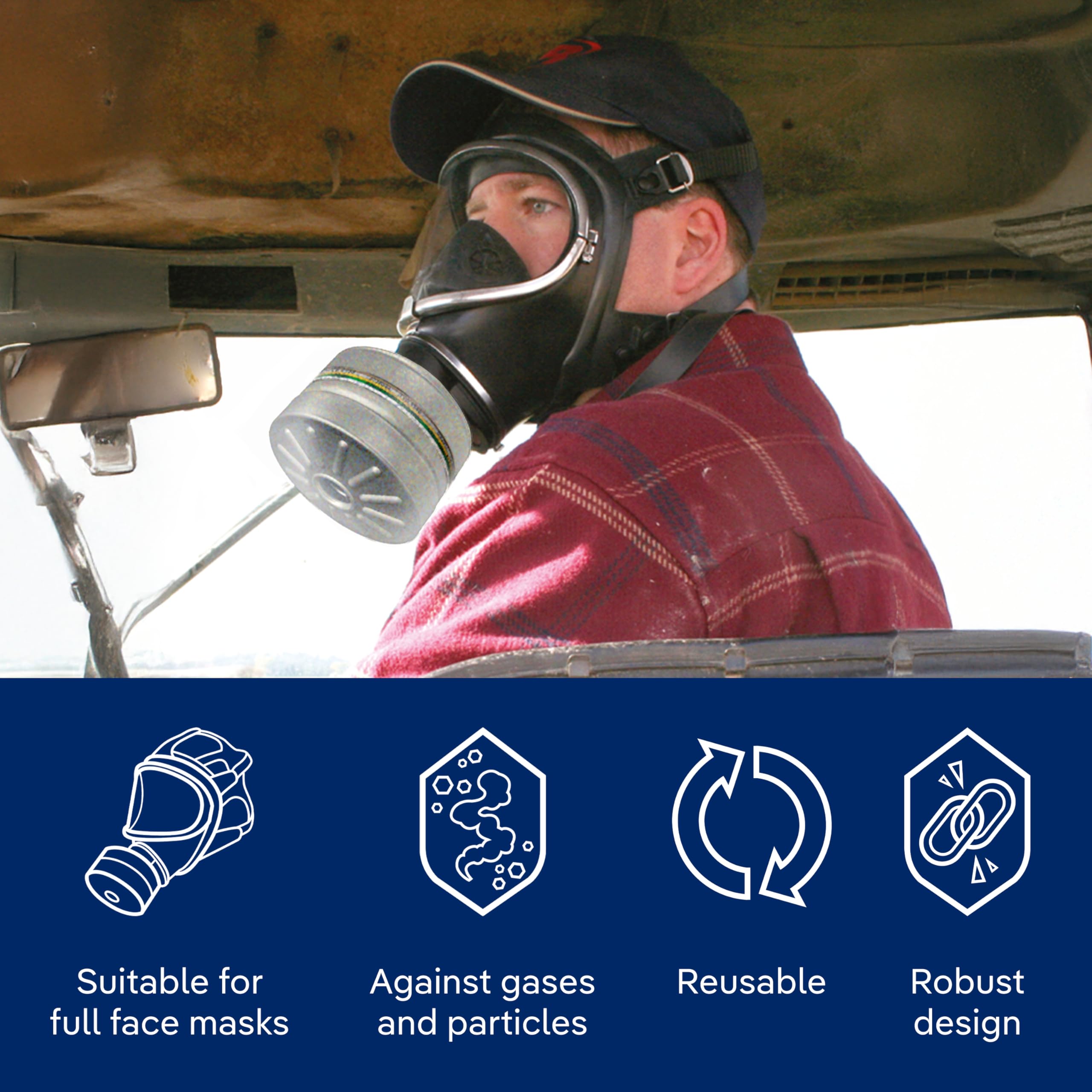 Dräger X-plore Rd40 A2B2E2K2 Hg P3 R D Filter | Cobination Gas