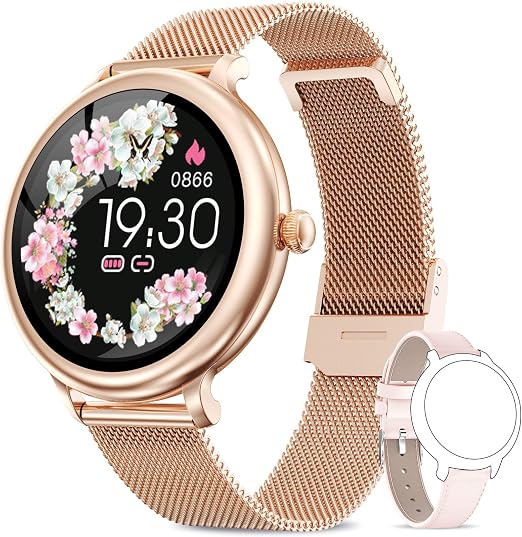 Amazon.com: NAIXUES Smartwatch Mujer, Reloj Inteligente Impermeable IP68,  Pulsera de Actividad Inteligente con Monitor de Sueño Pulsómetro Podómetro  Contador de Caloría para Android iOS (Oro) : Celulares y Accesorios