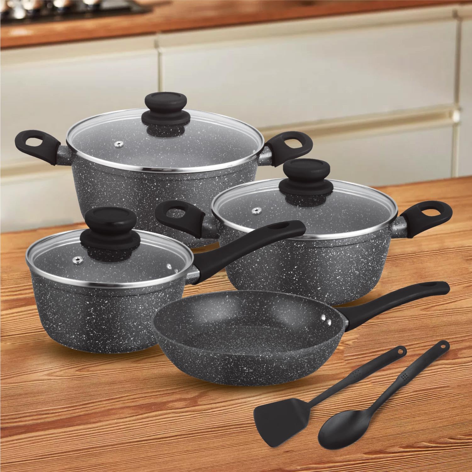 HexClad Hybrid Nonstick 12-Quart Stockpot With Tempered Glass Lid, Stay-1002102