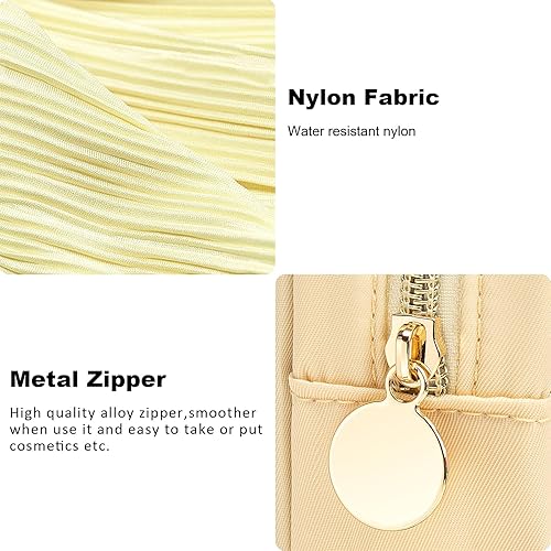 Miniatura 7 de KOTORA Bolsa de maquillaje transparente, bolsa de cosméticos, pequeña bolsa pequeña, bolsa de aseo aprobada por la TSA, bolsas de aseo con