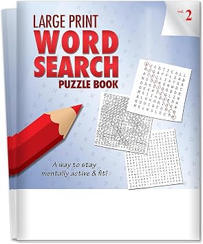 ZOCO - Large Print Word Search Puzzle Books 25 Bulk Pack - Easy Word Find for Seniors and Adults - Nursing Home and Assisted Living Activities and Gifts Vol. 2
