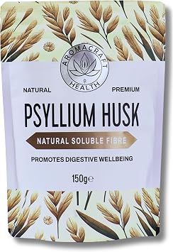 Psyllium Husk Whole 99% Purity 150g | Ispaghula Husk Soluble Fibre