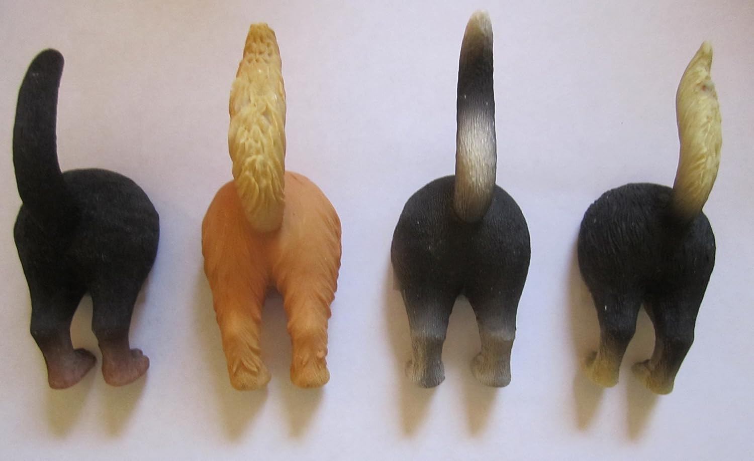 Set4 Dog Tail Hooks for Coats or Keys Home & Kitchen