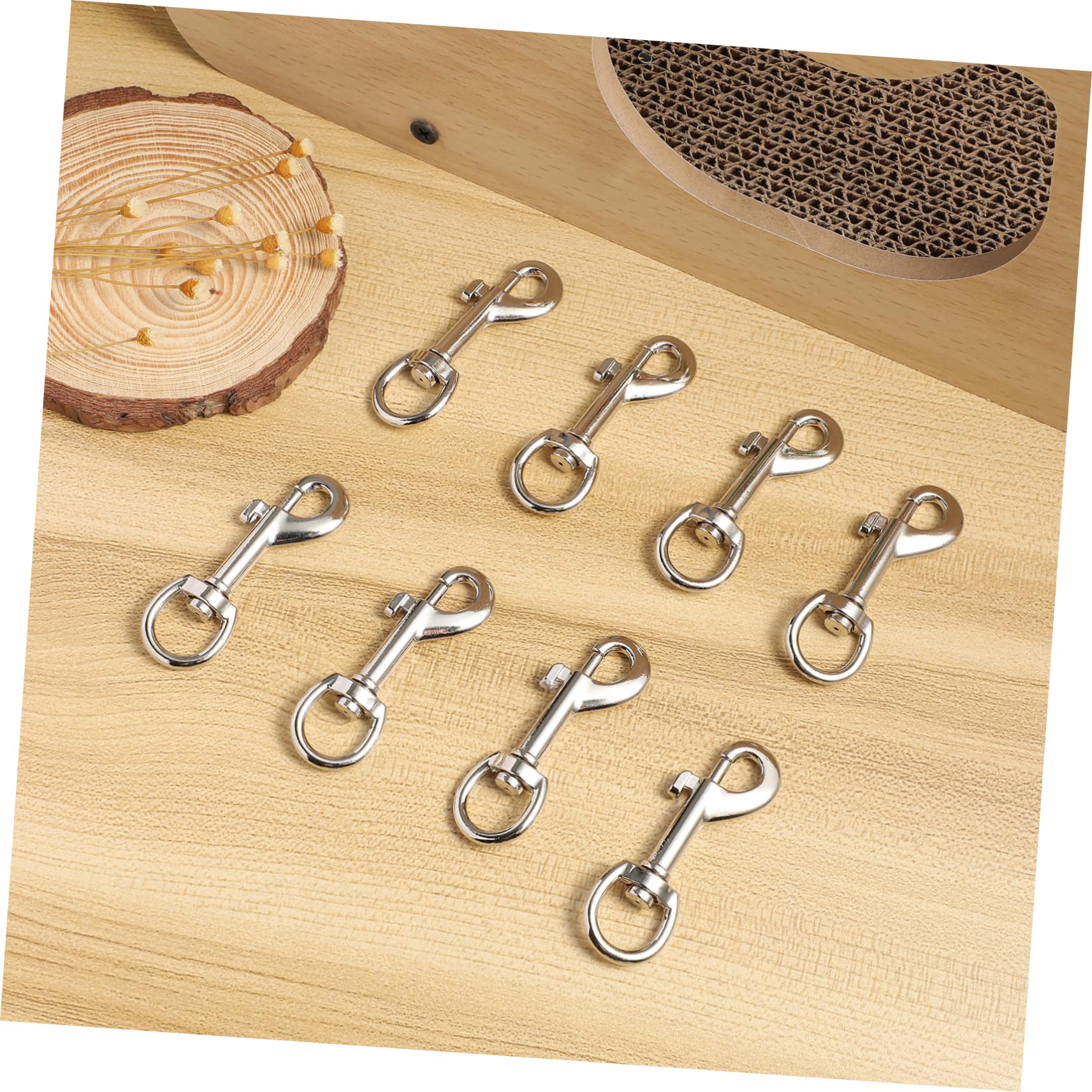 Veemoon High-tensile Zinc Alloy Snap Hooks Pcs Swivel Snap Hooks for Dog Leash Quick-Release Clip