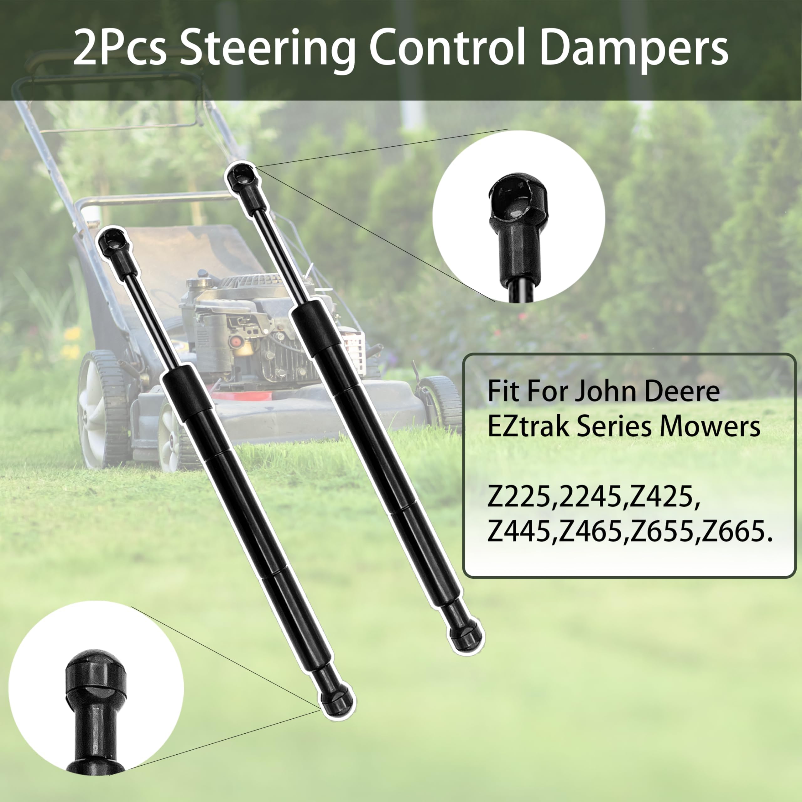 Amazon.com: 2 Pack Upgraded 603983 Steering Control Dampers Fit