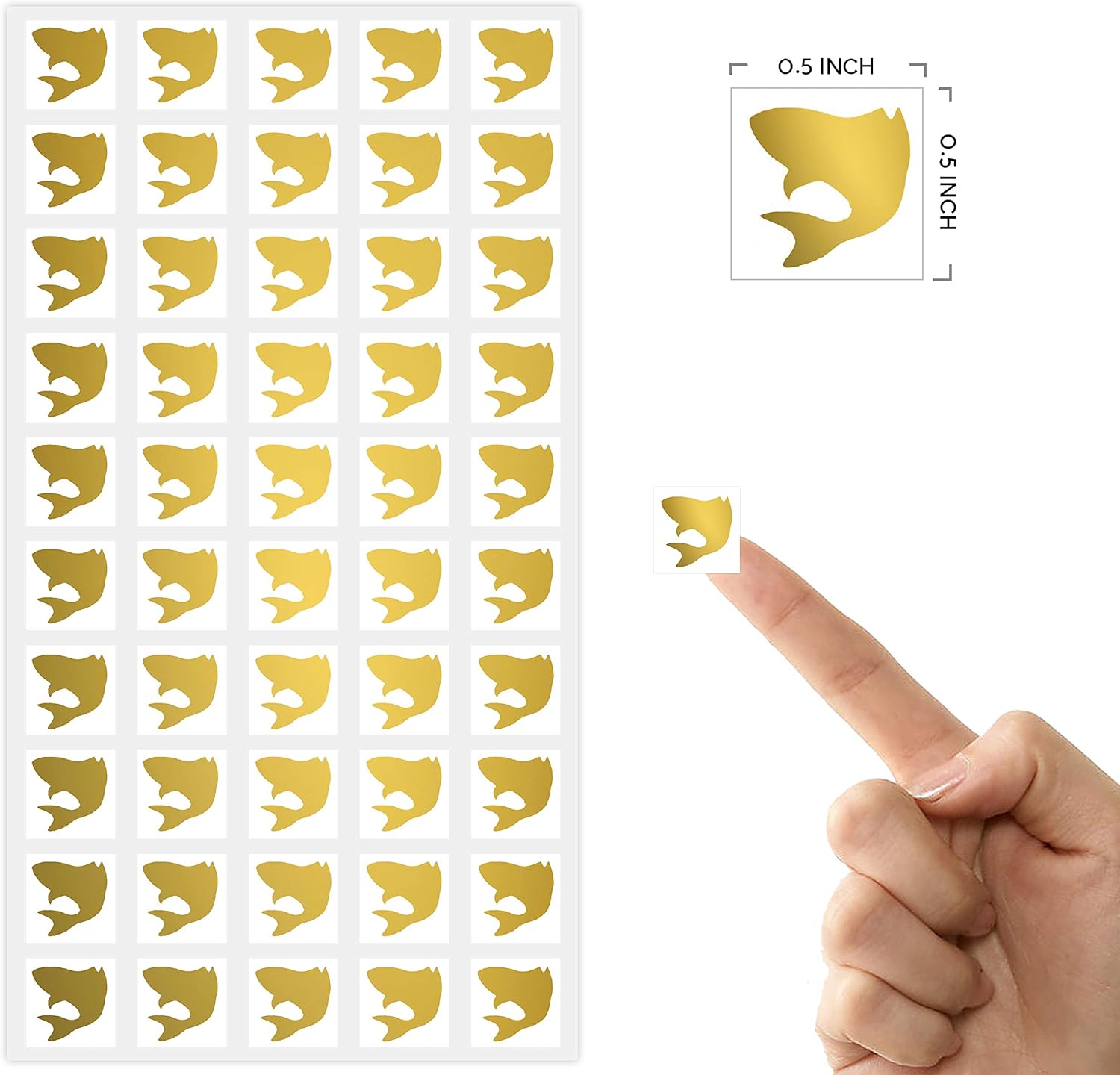 Wedding Meal Stickers White Square Stickers Wedding