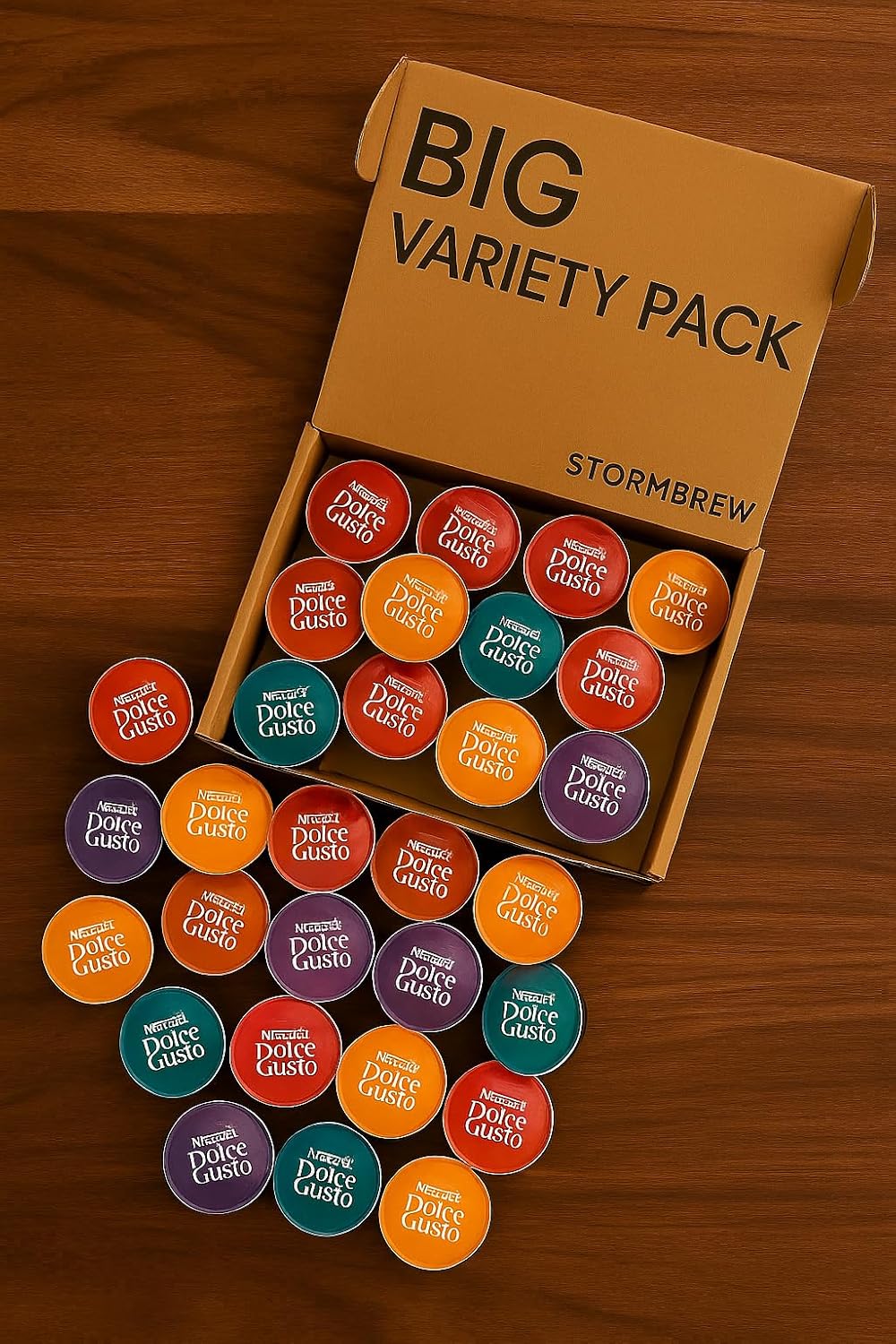 NESCAFÉ DOLCE GUSTO x20 Coffee Pods Variety Pack (Total of 20 Different Flavours Pods) - ONLY COFFEE PODS