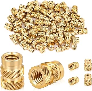 200 Stück Einschraubmutter, M4 Gewindeeinsatz 3D Druck, Brass Einschmelzgewinde, Einfach zu Bedienen, für 3D-Druck, Kunststoff-Autoteile, Leiterplattenmontage und elektronische produkte