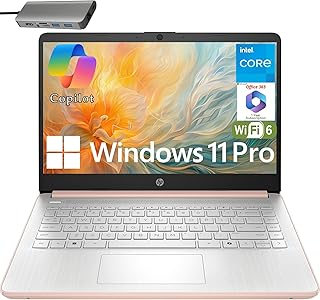 Sponsored Ad - HP 14" Laptop Computer for Business Student, 1 Year Office 365, Intel 4-core CPU (Beats i3-1115G4), 16GB RA...