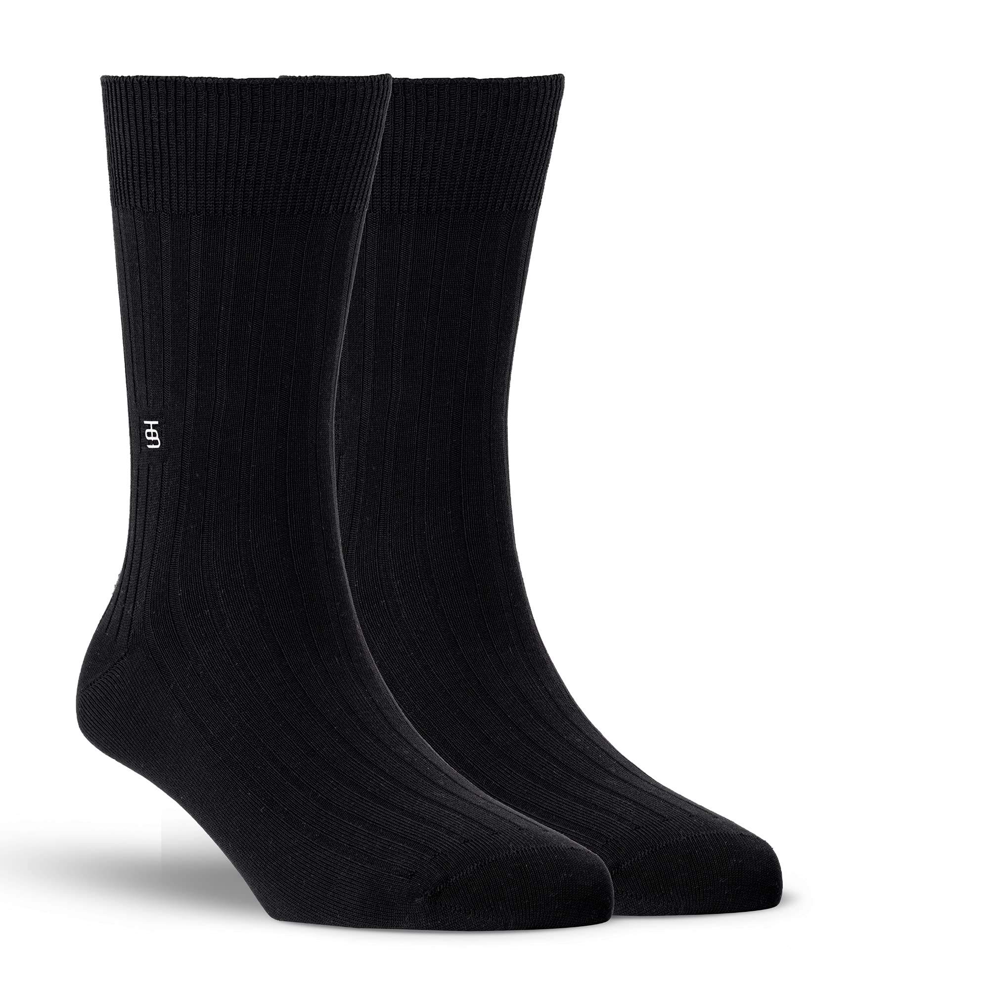 SockSohoPremium Solid Color Men Socks | Available in 15 Colors (Crew Length | Scottish Lisle | Free Size (UK 7-12))
