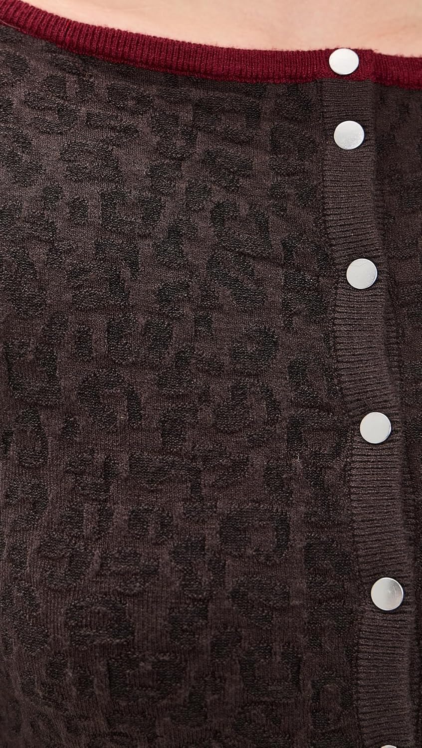 Peachy Den Women's Kitt Thermal Cardigan - Image 6