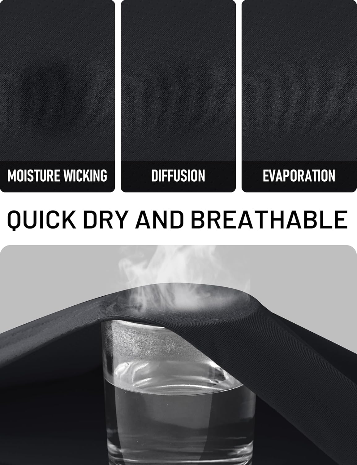 MAGCOMSEN Men's Short Sleeve Dry Fit Shirts Workout Gym Mesh Shirt Athletic Running Lightweight Performance Tshirt - Image 4