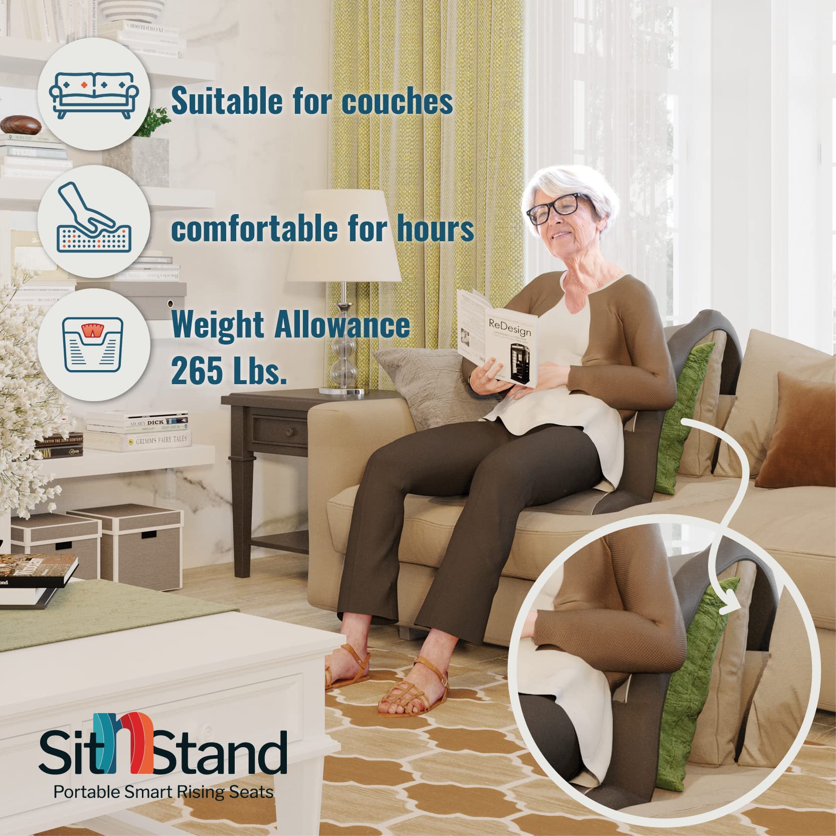 Buy SitnStand Portable Smart Rising Seat Lift Up Chairs For Elderly
