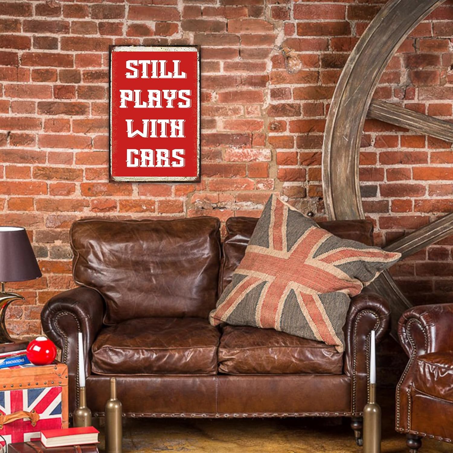 Funny Metal Garage Signs For Men Still Plays With Cars Metal Tin Car Room Decor Vintage Car Decor Gifts for Home Coffee Wall Decor Decorations 8x12 Inch - Image 4