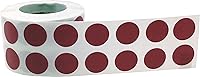 Vista 131 de Brown Natural Kraft 1/2" Inch Round Adhesive Labels 1,000 Color Coding Dot Stickers for Efficient Inventory Management, Crafting Projects, and