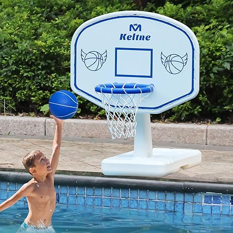 34"x34"x42.2" Oversized Pool Basketball Hoop