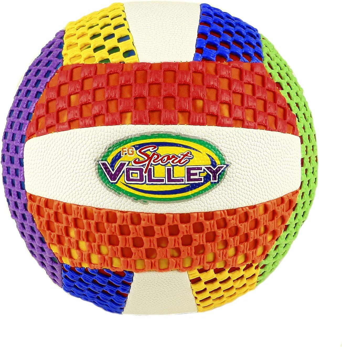 8.5" Sport Volleyball (Sting Free) White Pebble