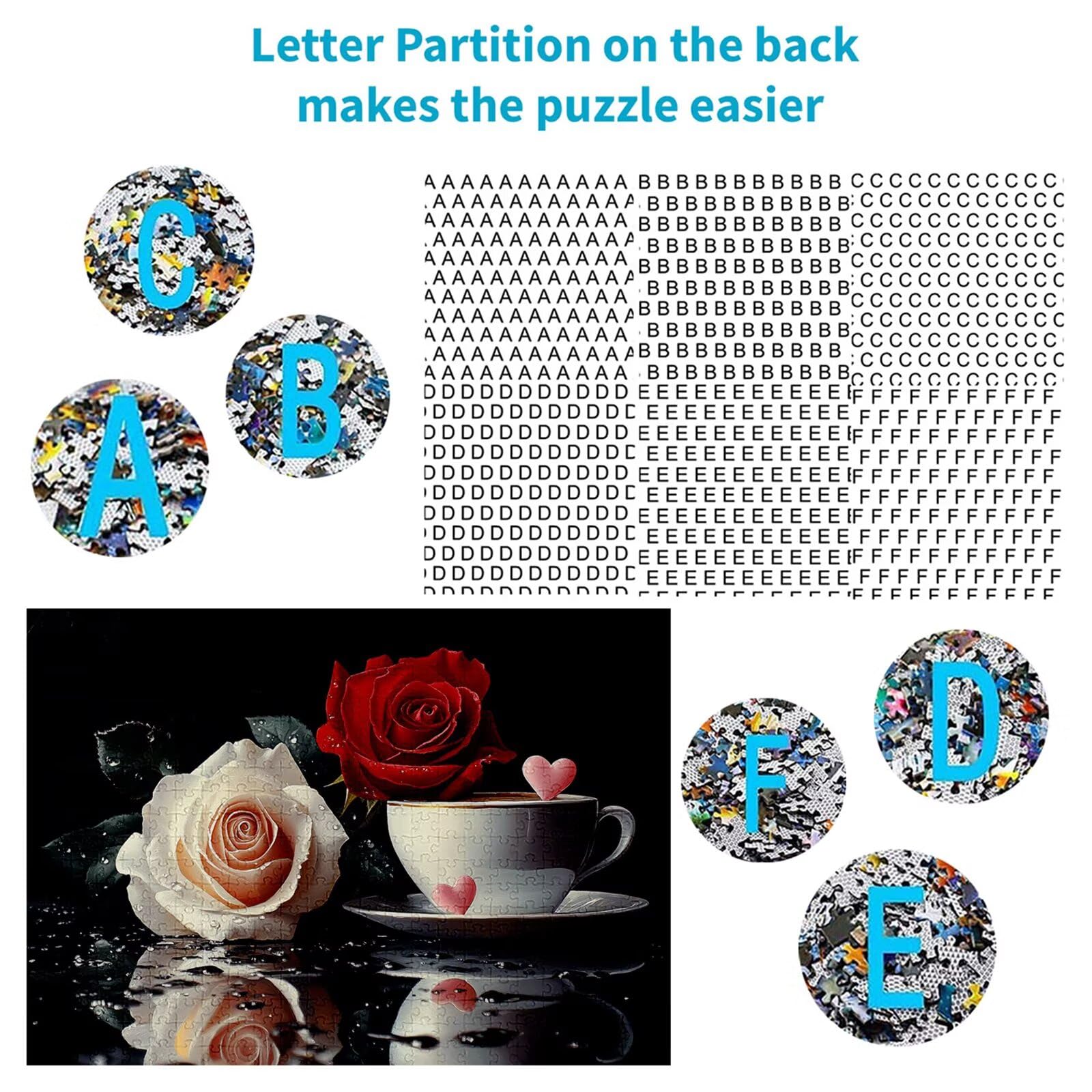 Puzzle 3000 elementów różowe puzzle dla dorosłych kubek 122 x 81 cm Unikalne rzemiosło Klasyczne drewniane układanka 3D do rodzinnych gier aktywnych, układanka do samodzielnego wykonania nawet do