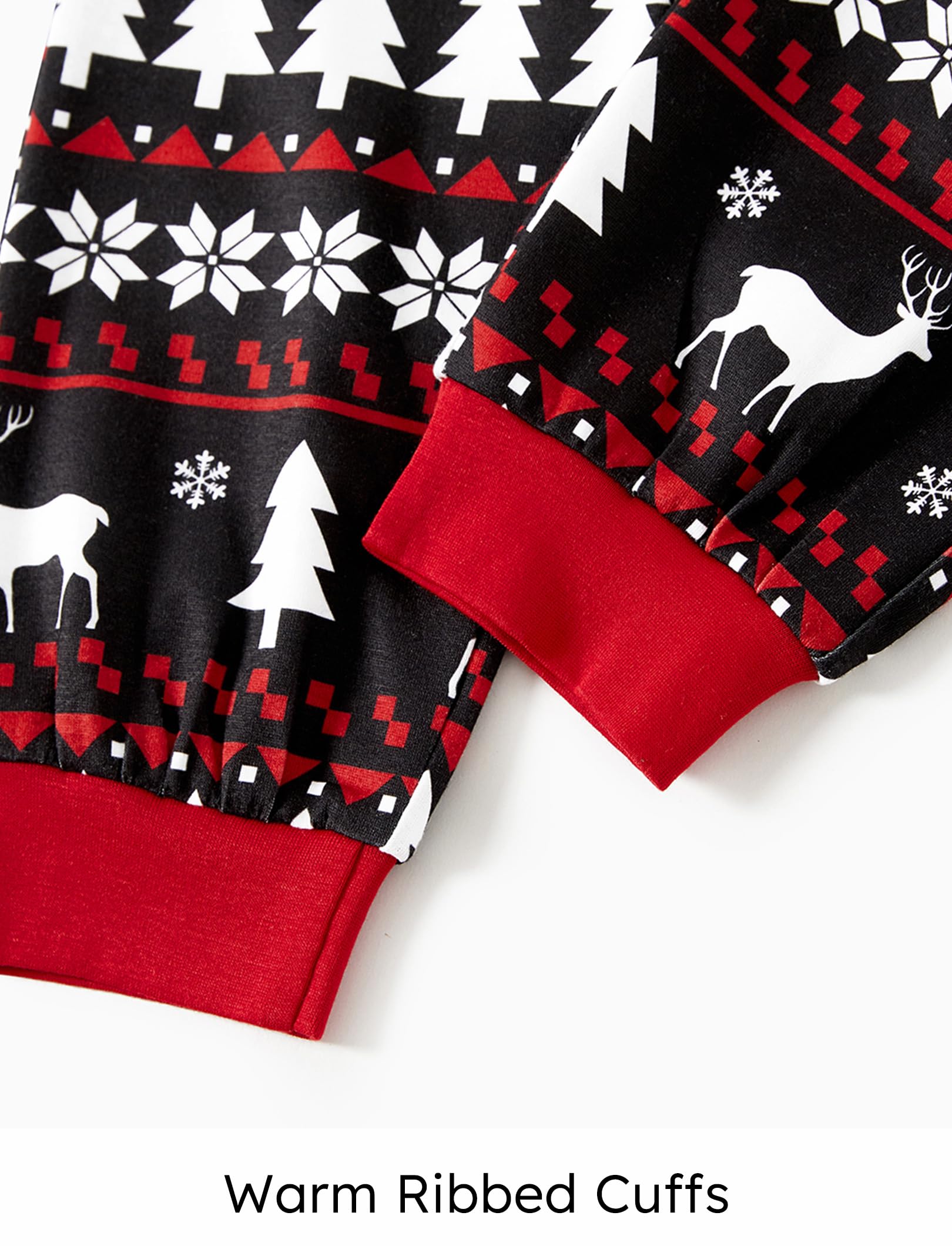 PATPAT - Pigiama Natale Famiglia Coordinati - Pigiami Natalizi per Tutta la Famiglia - Pigiama Donna Invernale - Pigiama Natale Coordinati Coppia - Pigiami Coppia- Pigiama Uomo Invernale