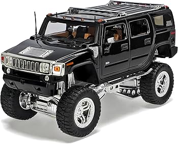 Hummer H2 H 2 SUV Van Black High Profile Higher Set 1/24 Jada Hummer H2 H 2 SUV Van Black High Profile Higher Set 1/24 Jada