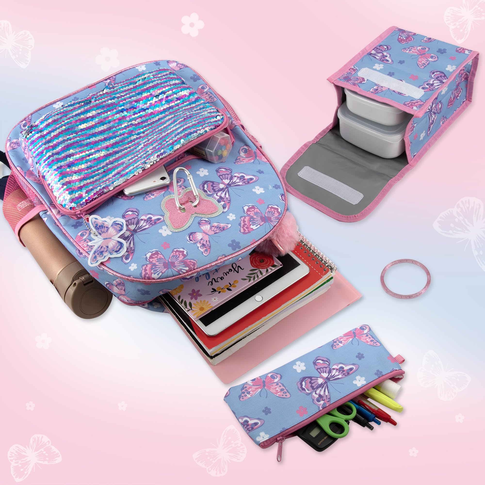 Backpack, pencil case,lunchbox,lanyard,iron cover Backpack Pencil Case - Etsy main image 2